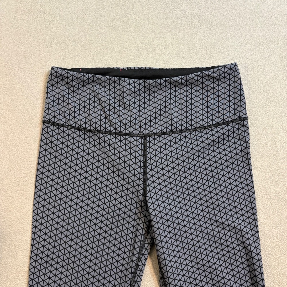 Victoria's Secret VSX Sport Leggings Women Small Gray Geometric Athletic Pants - Picture 5 of 12